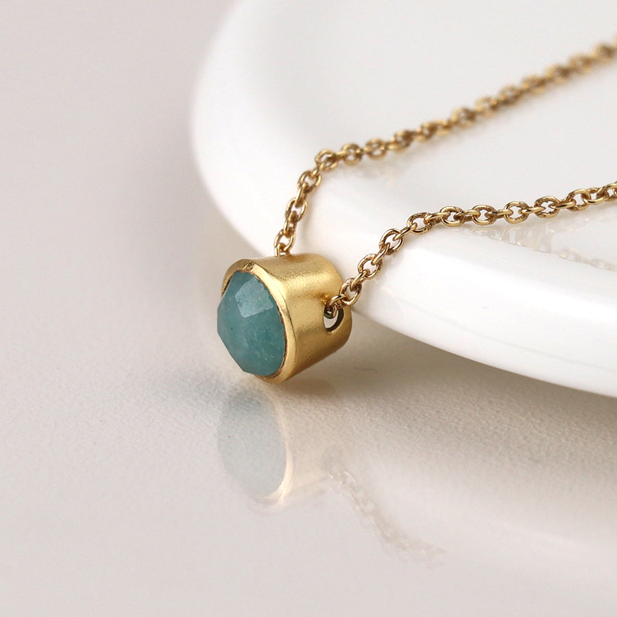 Luxury Simple Amazonite Necklace