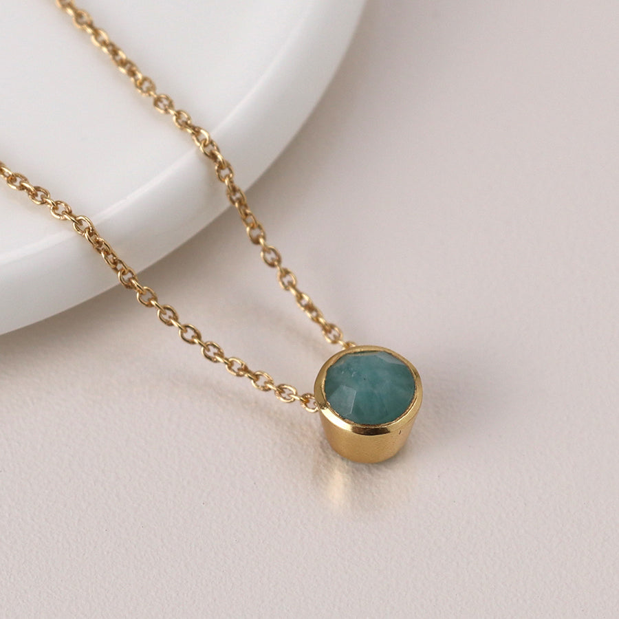 Luxury Simple Amazonite Necklace
