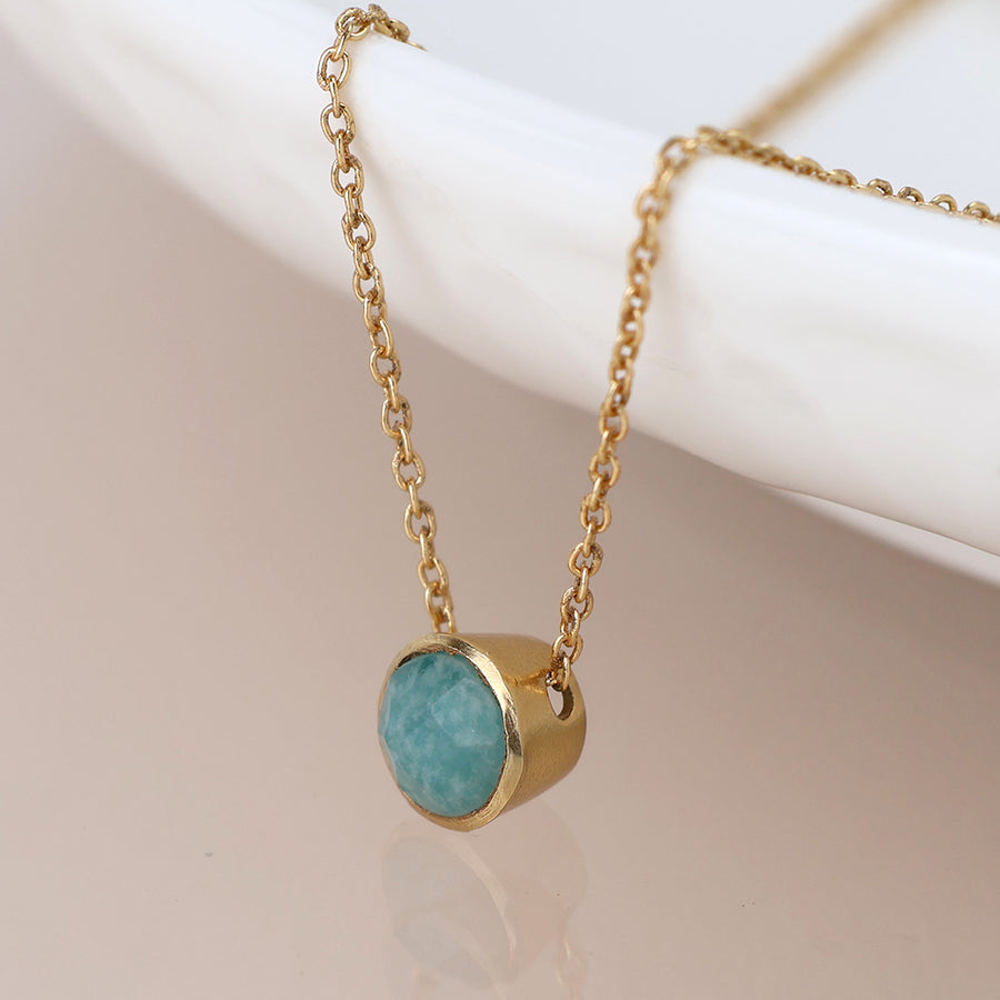 Luxury Simple Amazonite Necklace