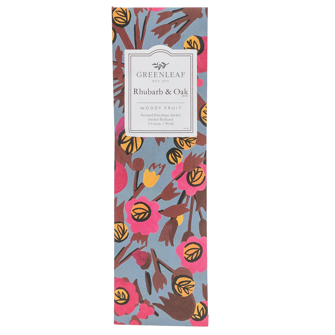 Rhubarb & Oak Scented Sachet Slim