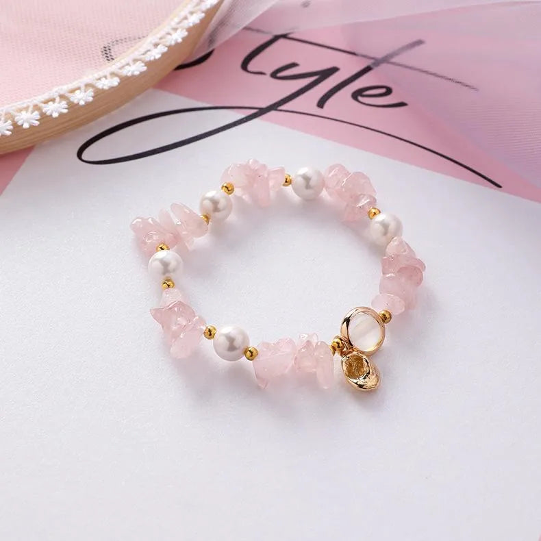 Natural Stone Bracelet | Pink