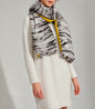 Oversized Zebra Winter Scarf