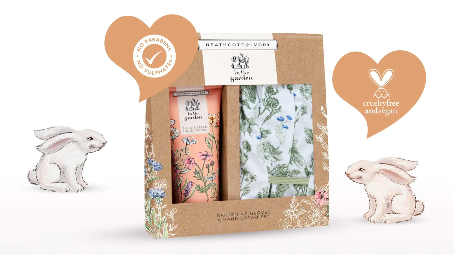 In The Garden | Gardening Gloves & Hand Cream Set