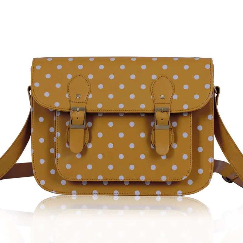 Spotty Satchel | Mustard