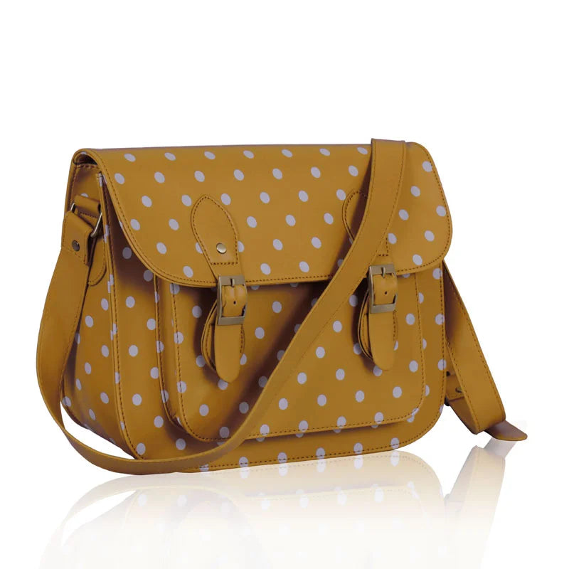 Spotty Satchel | Mustard