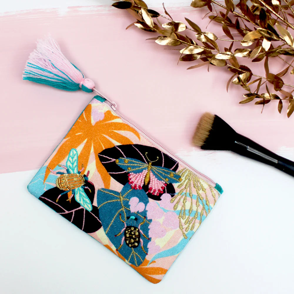 Luxe Bug & Butterfly Coin Purse / Pouch