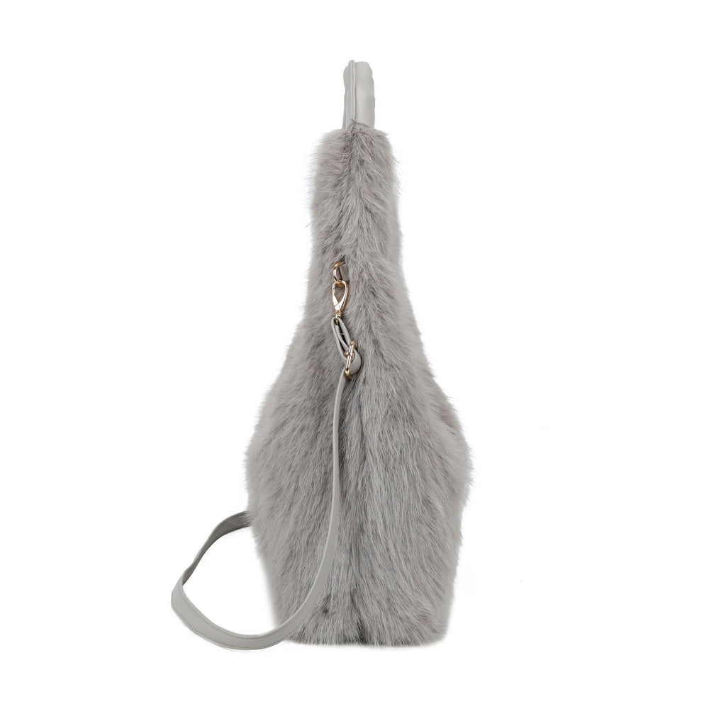 Large Fluffy Large Hobo Bag
