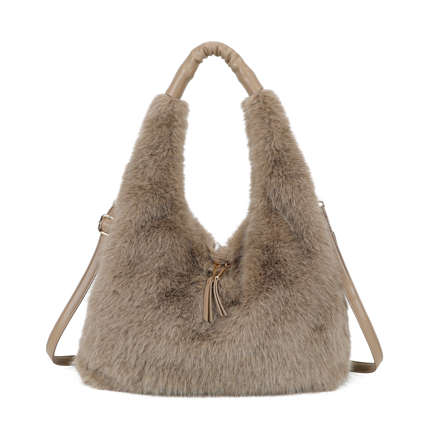 Large Fluffy Large Hobo Bag