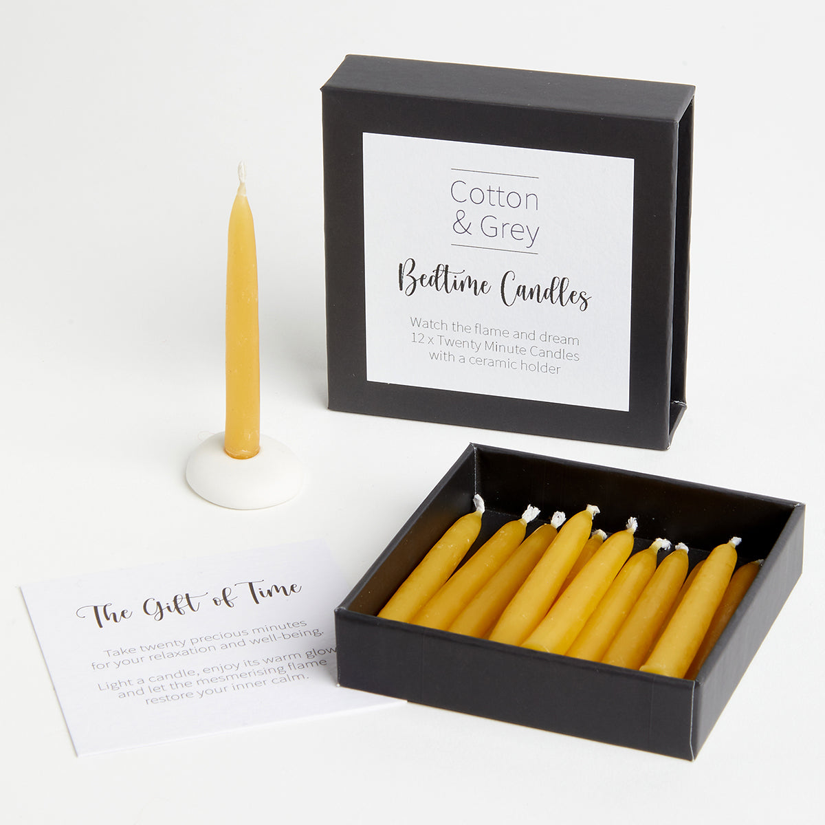 Bedtime Candles | Cotton & Gray