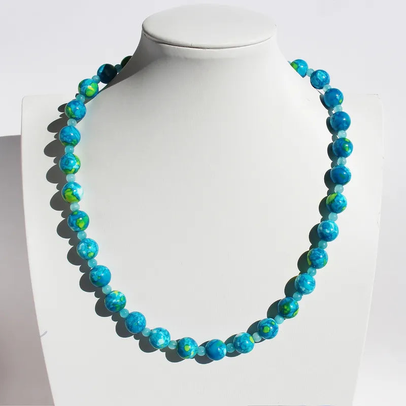 Natural Stone Summer Necklace