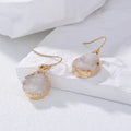 Resin Drop Earrings | Stone