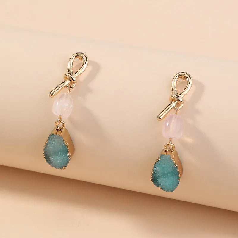 Resin Drop Earrings | Knot