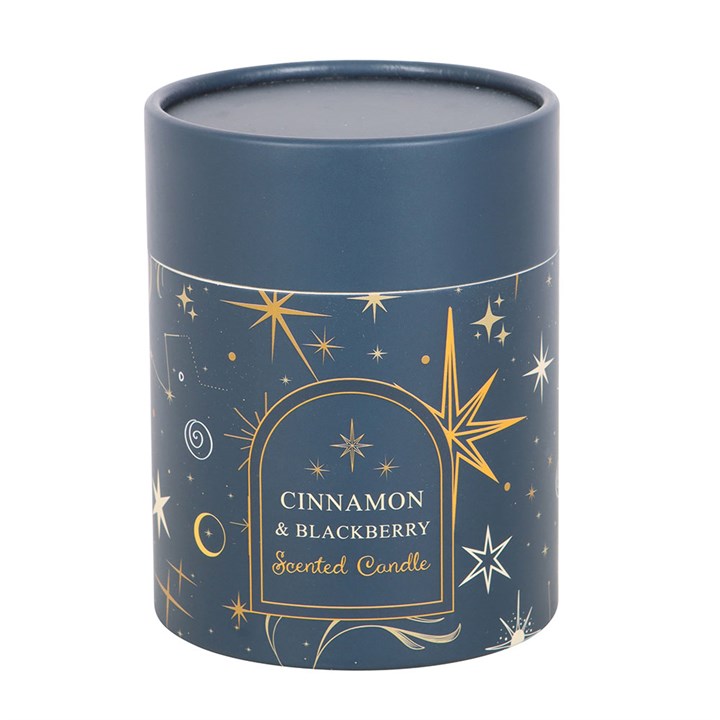 Starry Night Cinnamon & Blackberry Glass Candle