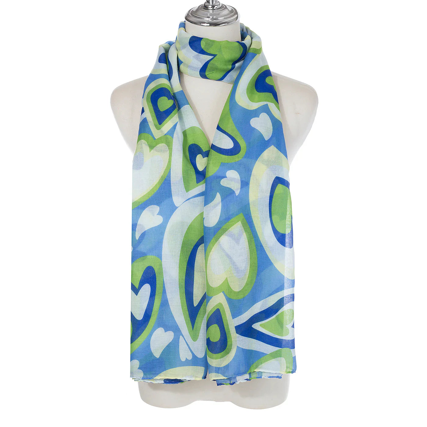 Vibrant Heart Scarf | Green