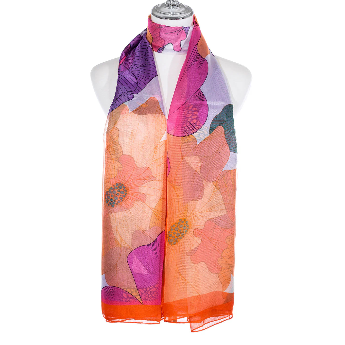 Summer Floral Scarf