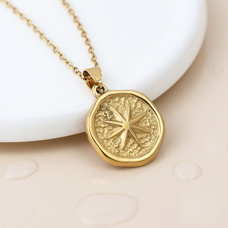 Waterproof Compass Necklace