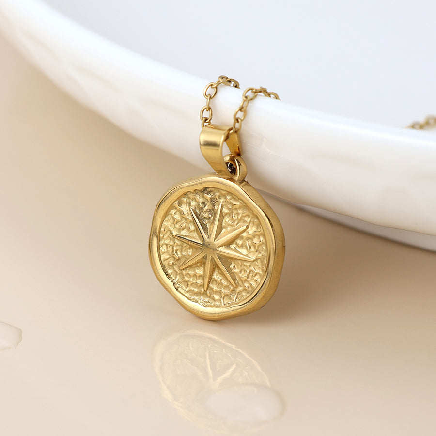 Waterproof Compass Necklace
