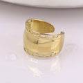 Waterproof Wide Open Band Ring