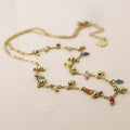 Waterproof Multi Bead Droplet Necklace