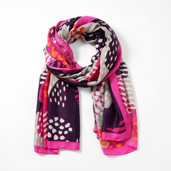 Eco Style Scarf | Safari Fuchsia