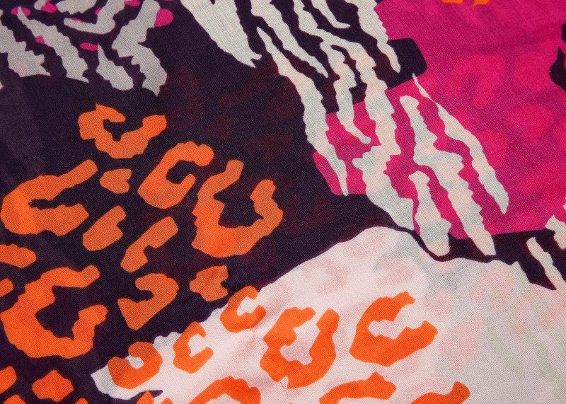 Eco Style Scarf | Safari Fuchsia