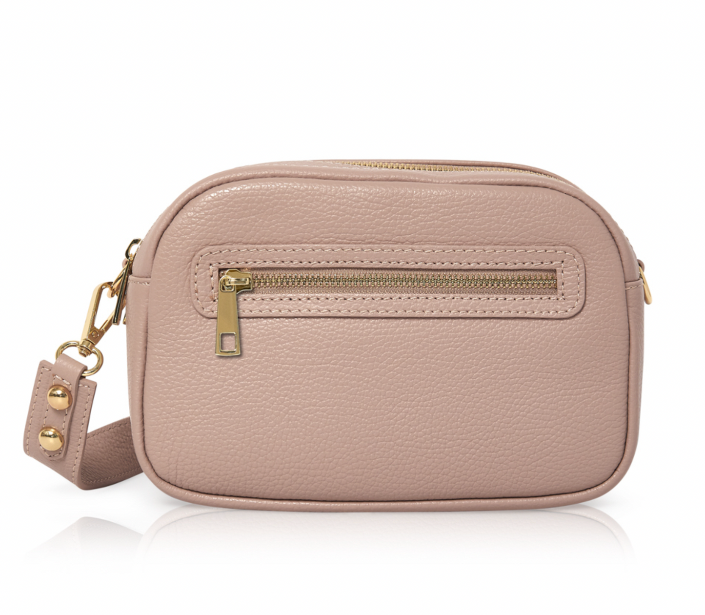 Leather Crossbody | Double Zipped