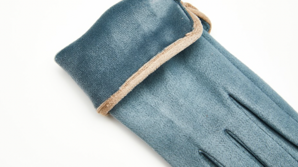 Button Detail Gloves | Teal