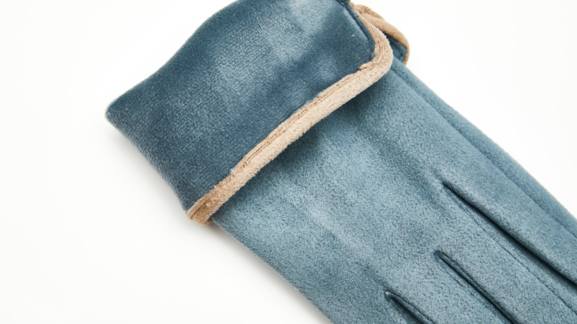 Button Detail Gloves | Teal
