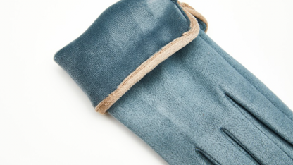 Button Detail Gloves | Teal