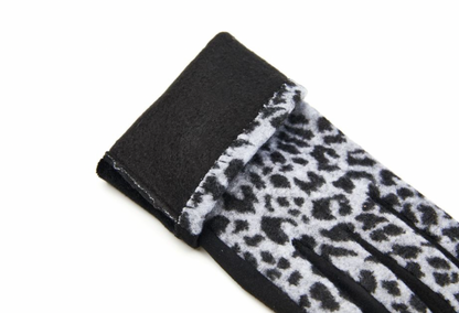 Animal Print Gloves | Grey