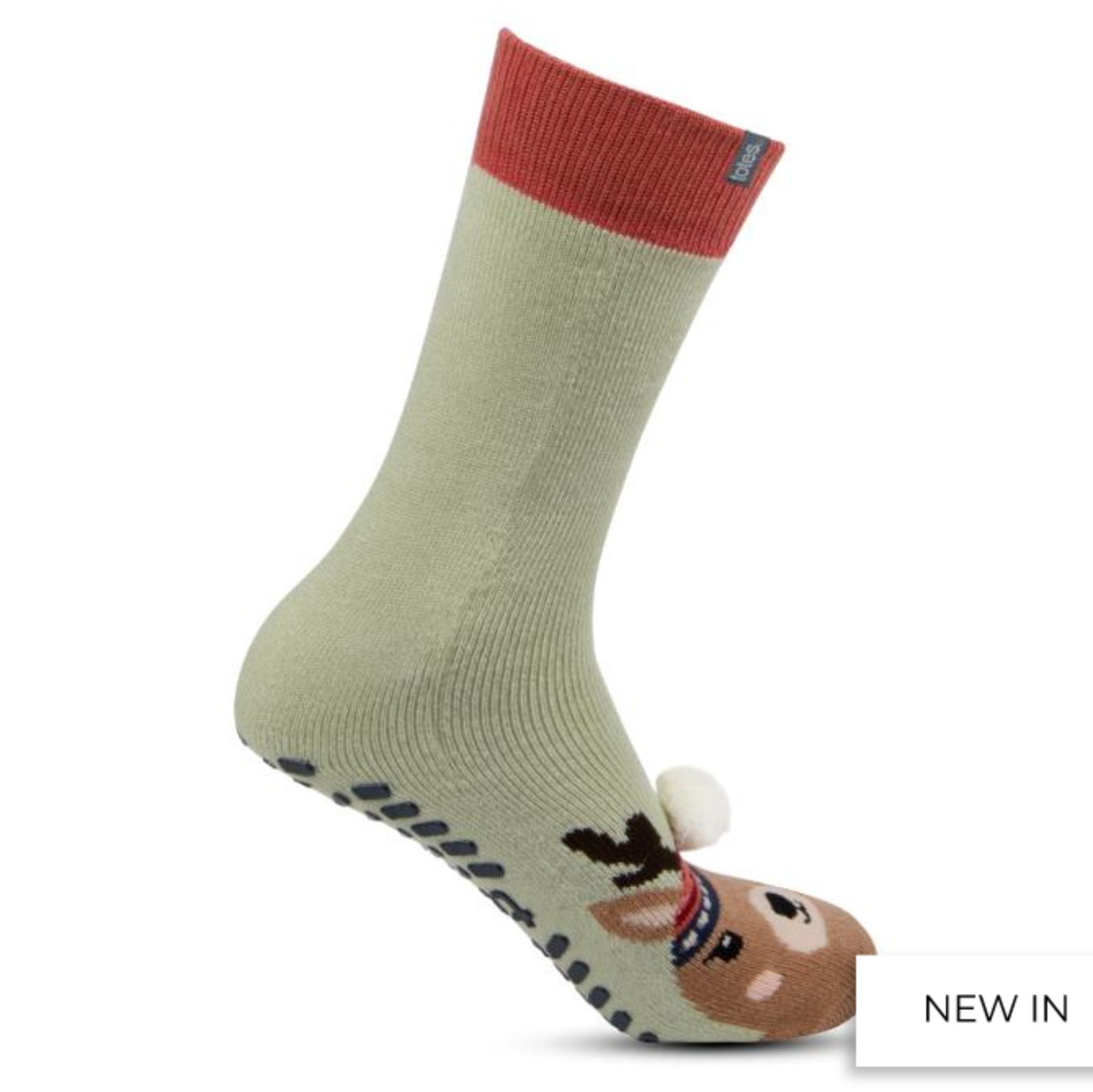 Totes Toasties | Ladies Slipper Sox - Reindeer