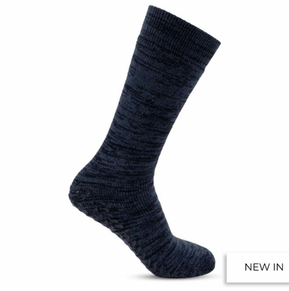 Totes Mens | Thermal Slipper Sox - Navy