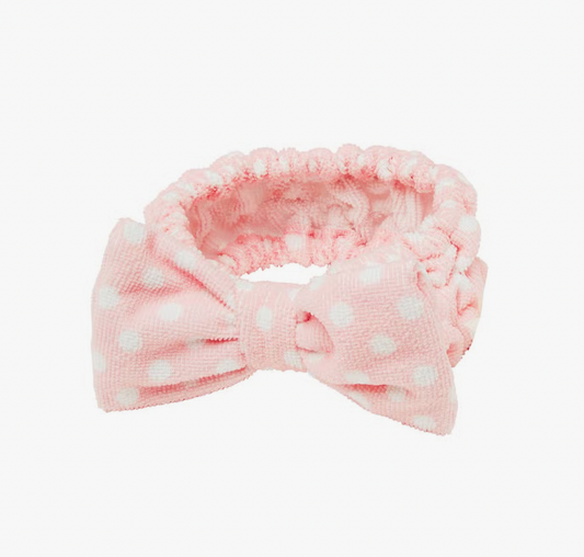 Towelling Make Up Headband | Pink