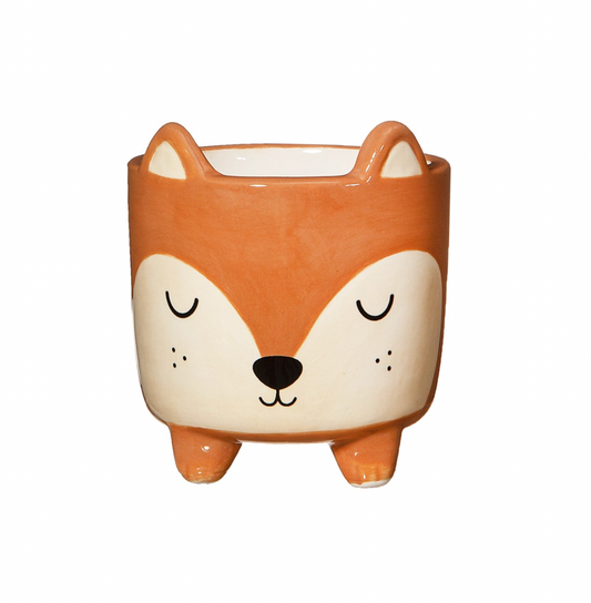 Mini Fox Planter On Legs