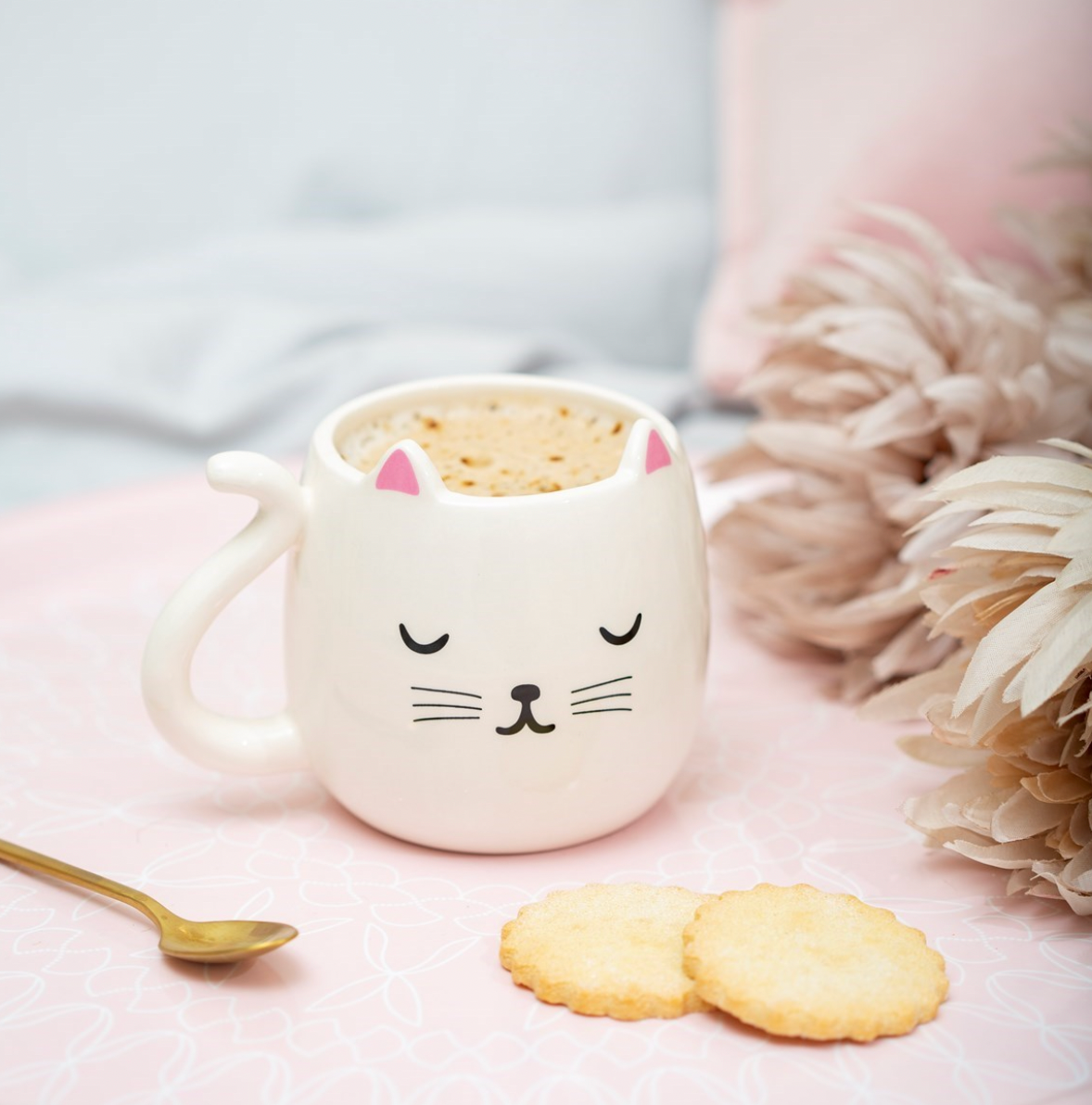 Cutie Cat Shaped Mug