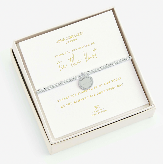 Joma Jewellery | Bridal - Tie The Knot Bracelet