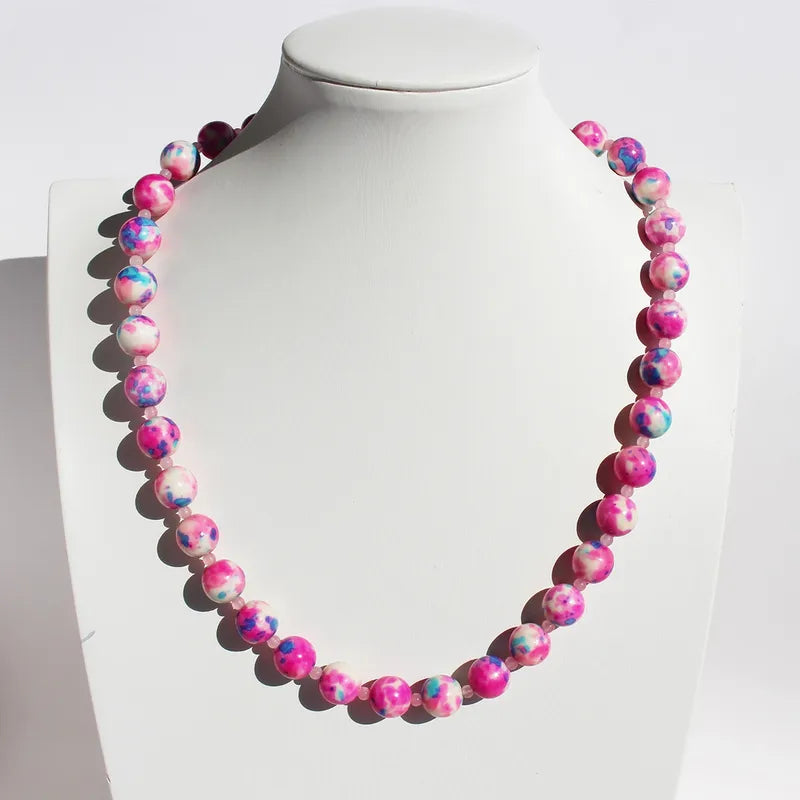 Natural Stone Summer Necklace