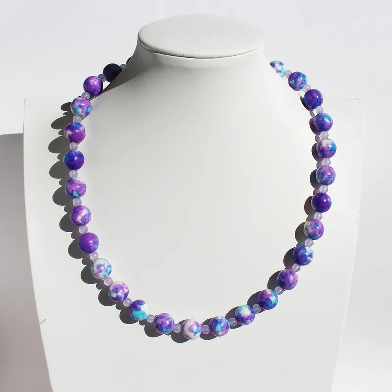 Natural Stone Summer Necklace