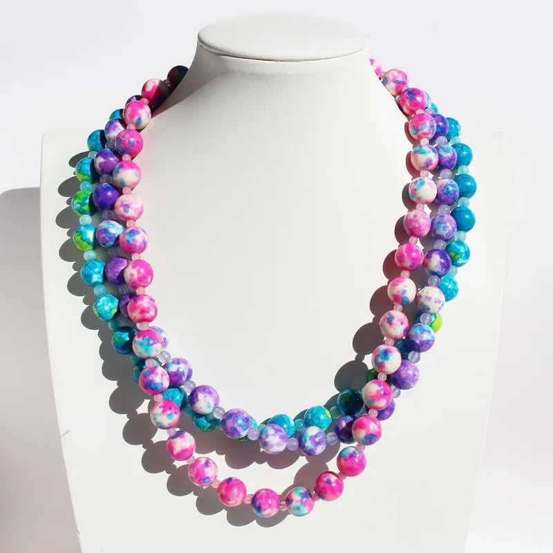 Natural Stone Summer Necklace