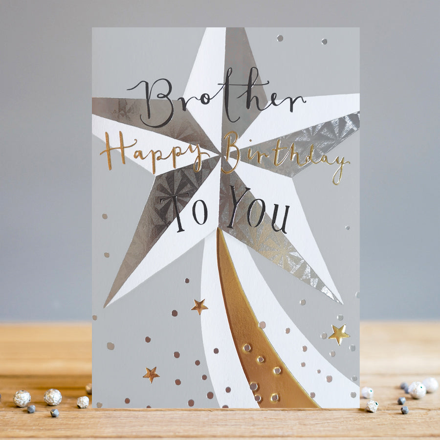 Card | Brother Birthday Star