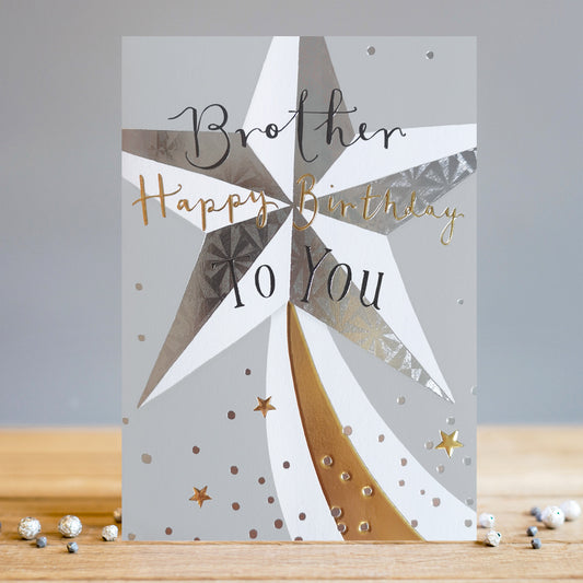 Card | Brother Birthday Star