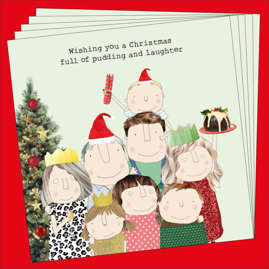 Charity Christmas Cards, Pack Of 8 | Pudding & Laughter