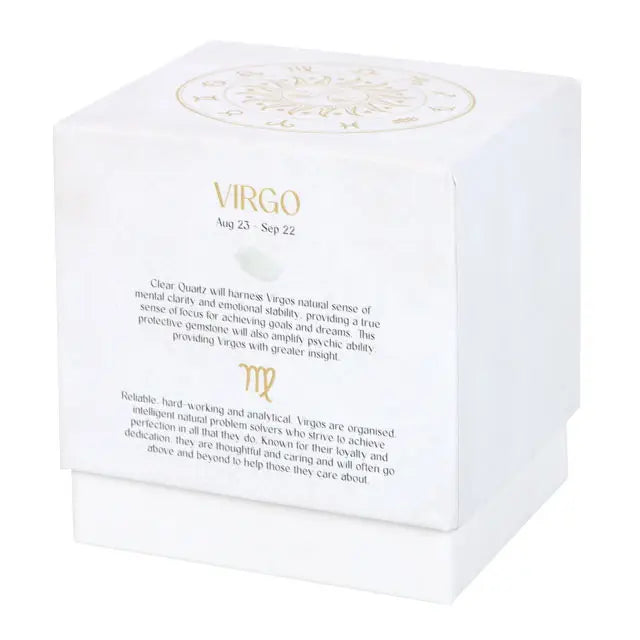 GEMSTONE ZODIAC CANDLE | VIRGO SANDALWOOD & PATCHOULI