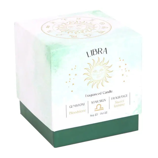 GEMSTONE ZODIAC CANDLE | LIBRA SWEET JASMINE