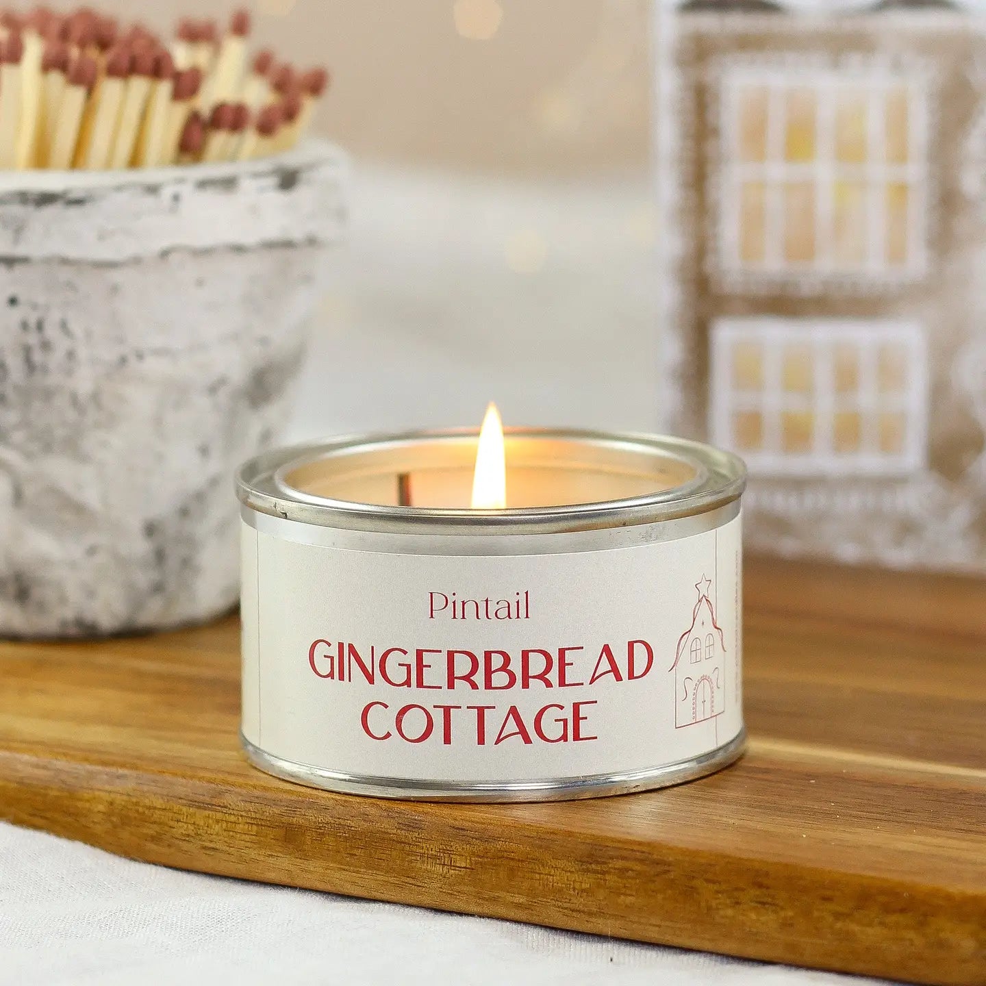 Pintail Paint Pot Candle Tin | Gingerbread Cottage