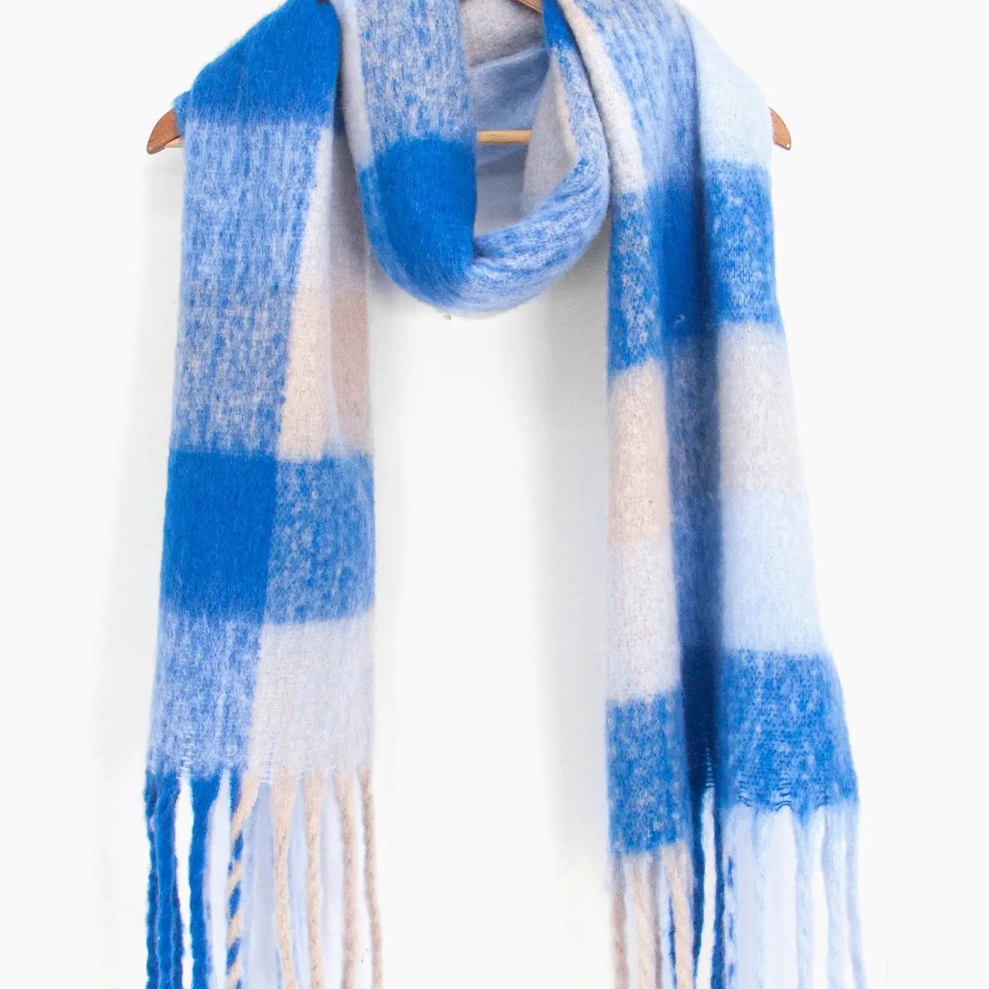 Allie Cosy Winter Scarf | Royal Blue