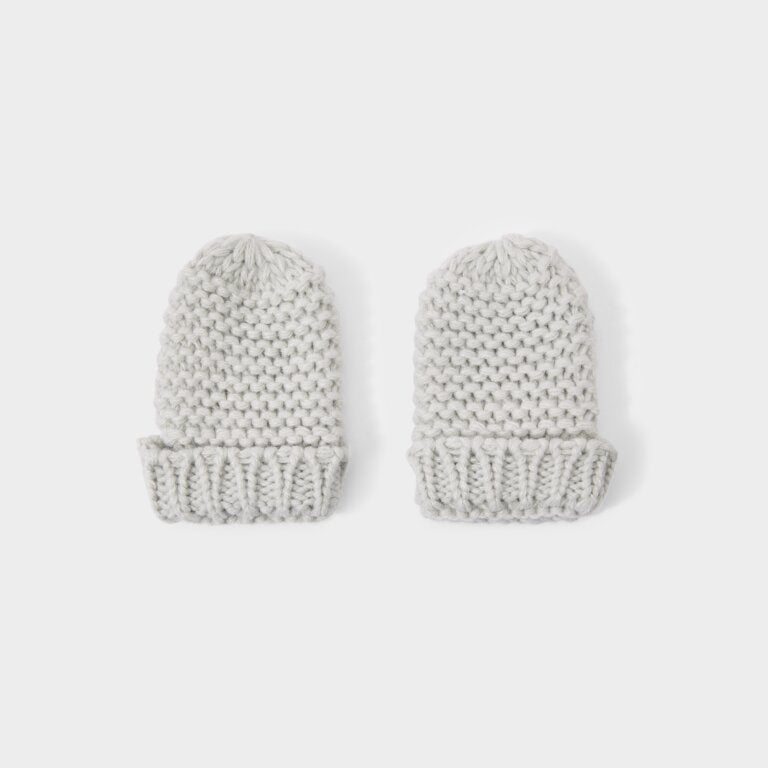 KL Baby Mittens & Hat Set | Grey