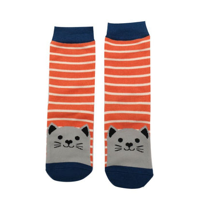 Bamboo Socks | Girls 4-6 Years Cat & Dogs Set Of 3