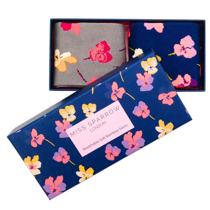 Viola Bamboo Socks Box