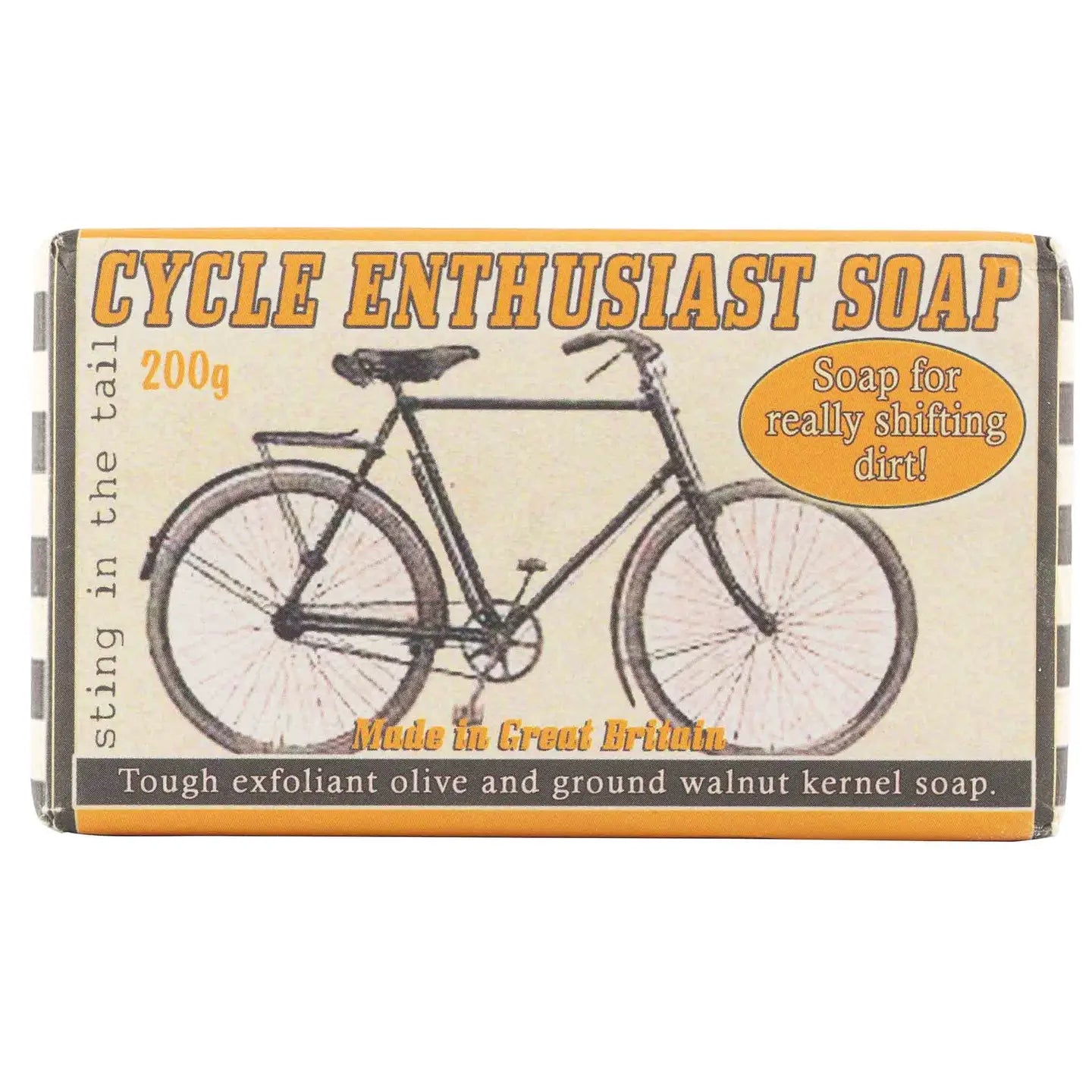 Cyclist Enthusiast Olive & Walnut Kernel Soap 200g